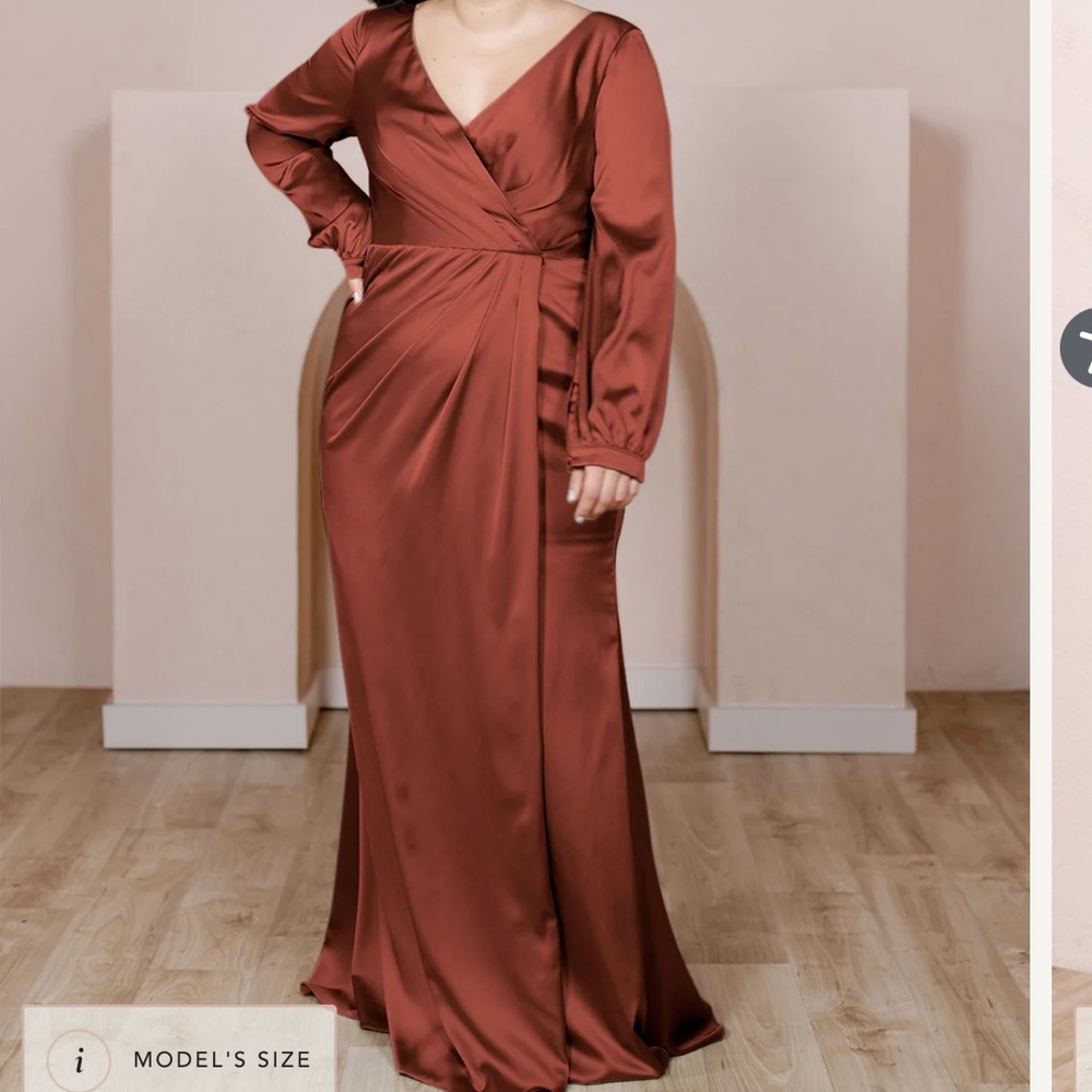 REVELRY SATIN VERA DRESS